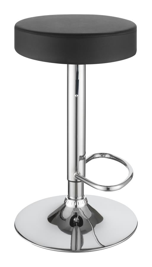 Ramses Black Adjustable Bar Stool - MyWaynesHome #