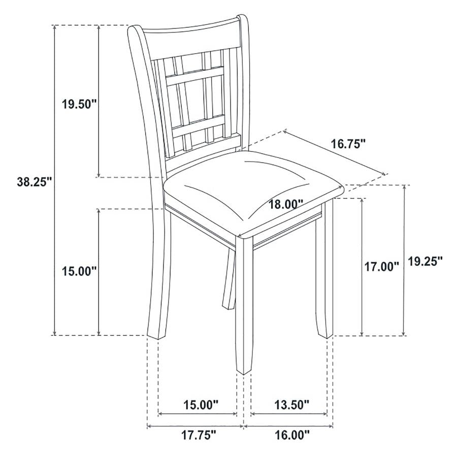 Lavon Brown 5 Pc Dining Set - MyWaynesHome #