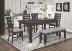 Dalila Grey 6 Pc Dining Set - MyWaynesHome #