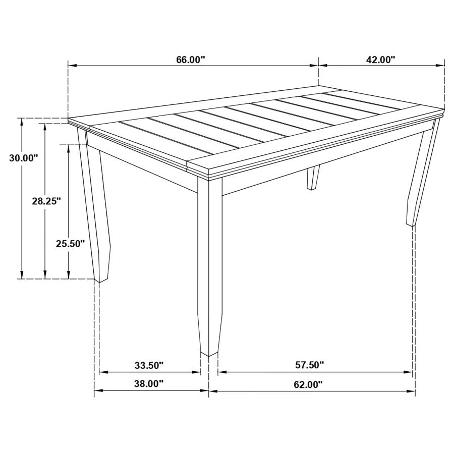 Dalila Grey Dining Table - MyWaynesHome #