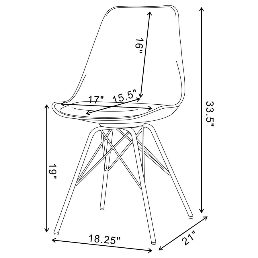 Juniper White Side Chair - MyWaynesHome #