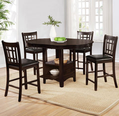 Lavon Brown 5 Pc Counter Height Dining Set - MyWaynesHome #