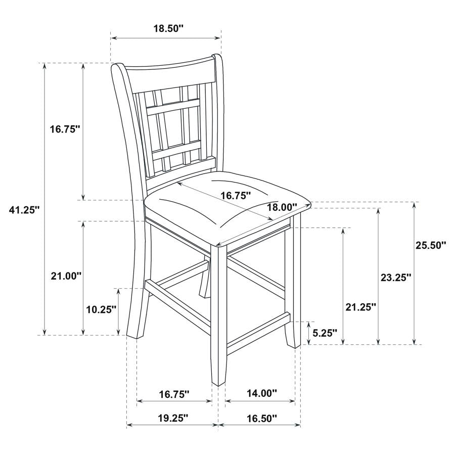 Lavon Brown Counter Stool - MyWaynesHome #