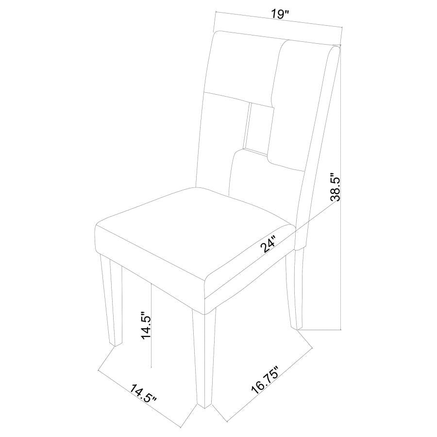 Shannon White Side Chair - MyWaynesHome #