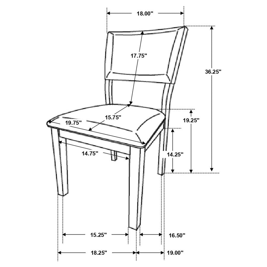 Sharon Blue Side Chair - MyWaynesHome #