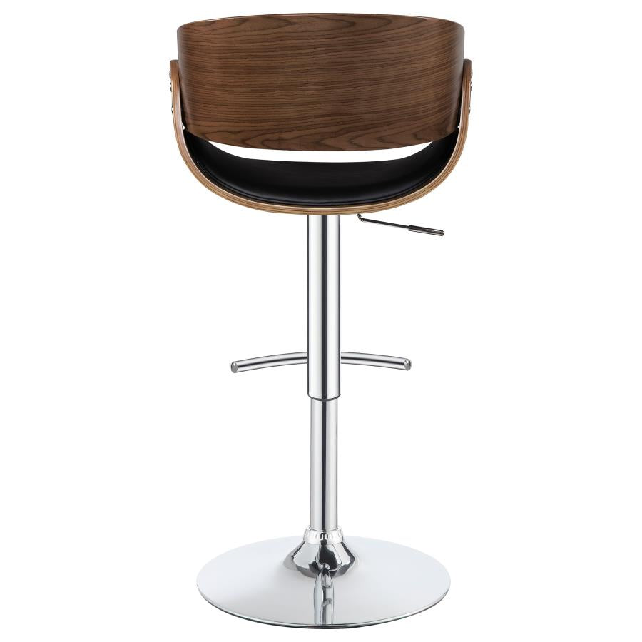 Dana Black Adjustable Bar Stool - MyWaynesHome #