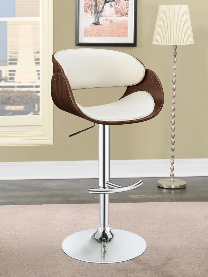 Dana Ivory Adjustable Bar Stool - MyWaynesHome #