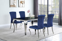 Carone Blue 5 Pc Dining Set - MyWaynesHome #