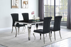 Carone Black 5 Pc Dining Set - MyWaynesHome #