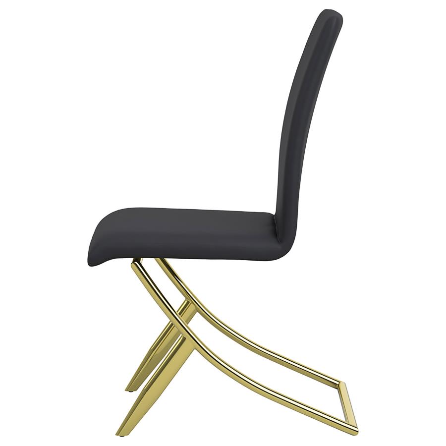 Carmelia Black Side Chair - MyWaynesHome #