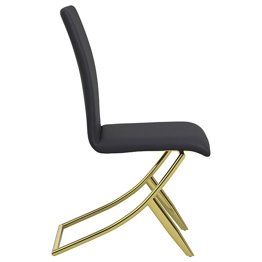 Carmelia Black Side Chair - MyWaynesHome #