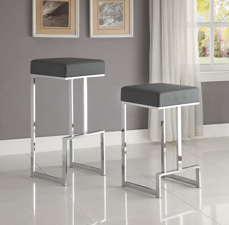 Gervase Grey Counter Stool - MyWaynesHome #