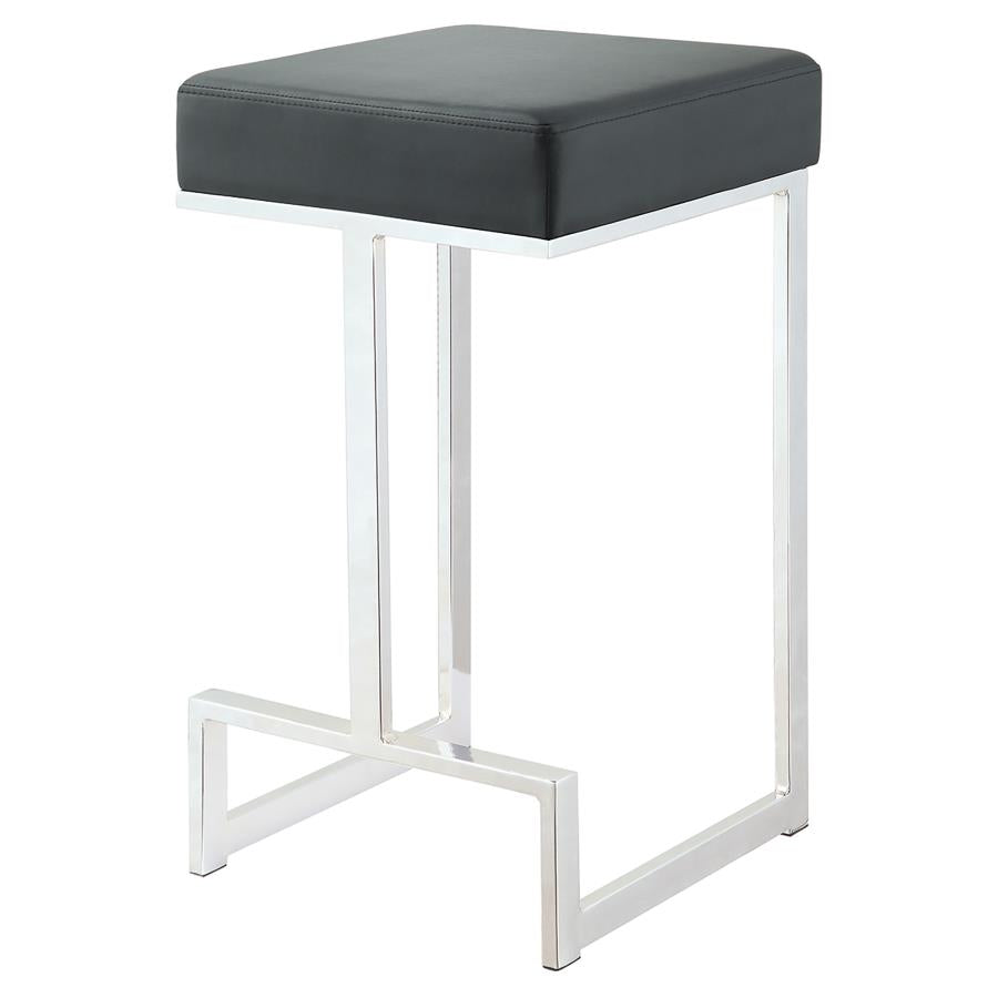 Gervase Black Counter Stool - MyWaynesHome #