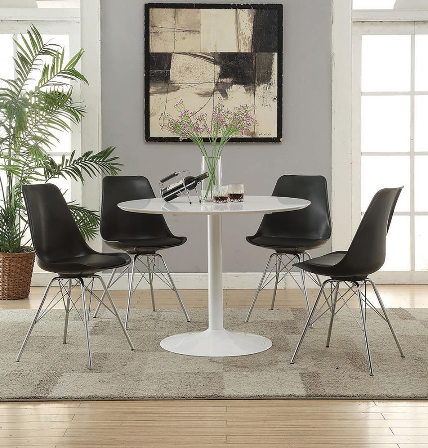 Lowry White Dining Table - MyWaynesHome #