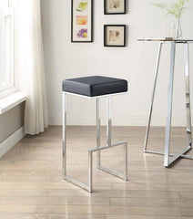 Gervase Black Bar Stool - MyWaynesHome #
