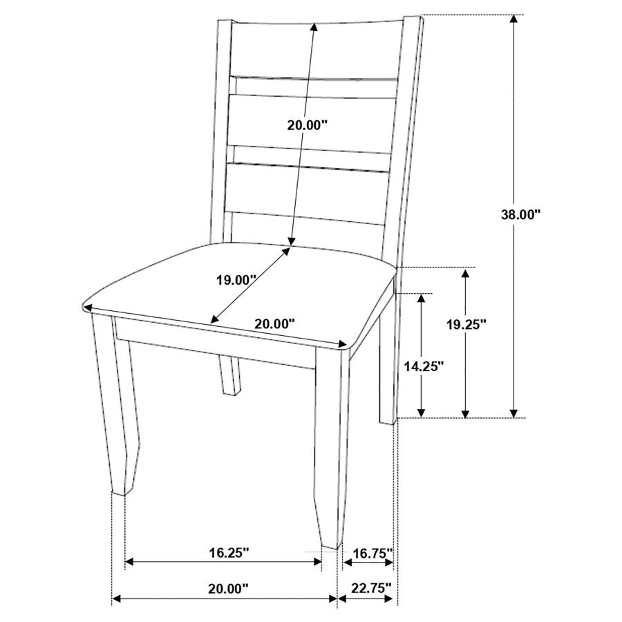 Alston Brown Side Chair - MyWaynesHome #