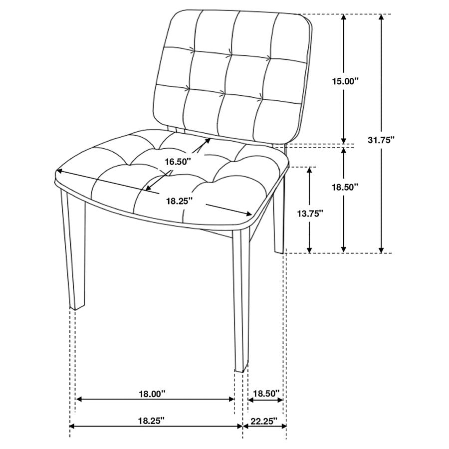 Redbridge Black Side Chair - MyWaynesHome #