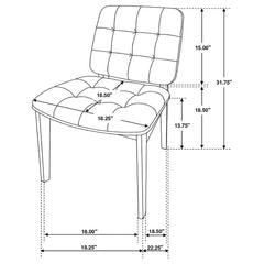 Redbridge Black Side Chair - MyWaynesHome #