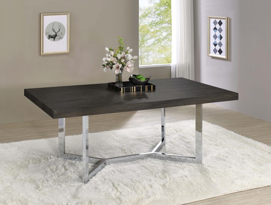 Benson Black Dining Table - MyWaynesHome #