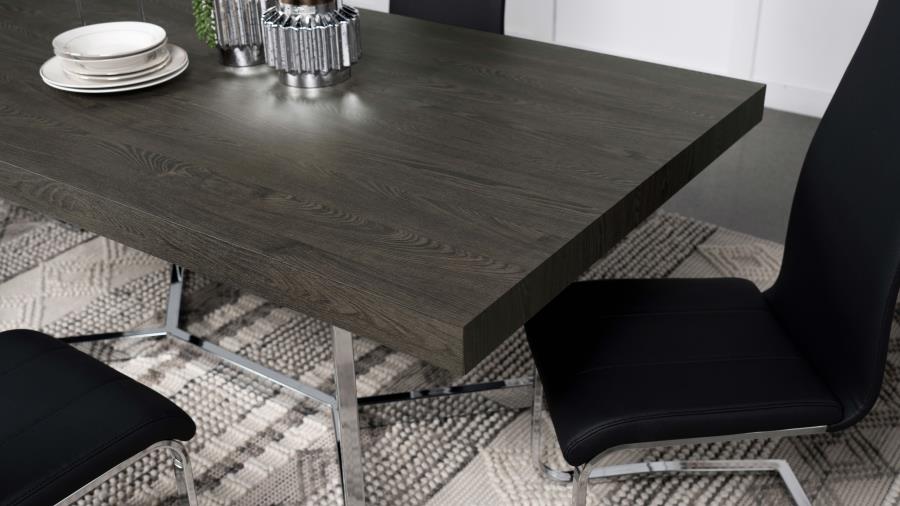 Benson Black Dining Table - MyWaynesHome #