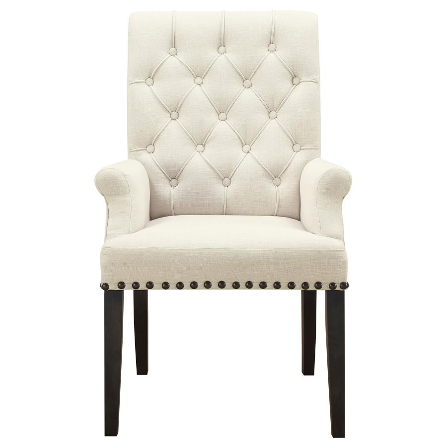 Alana Beige Arm Chair - MyWaynesHome #