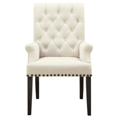 Alana Beige Arm Chair - MyWaynesHome #