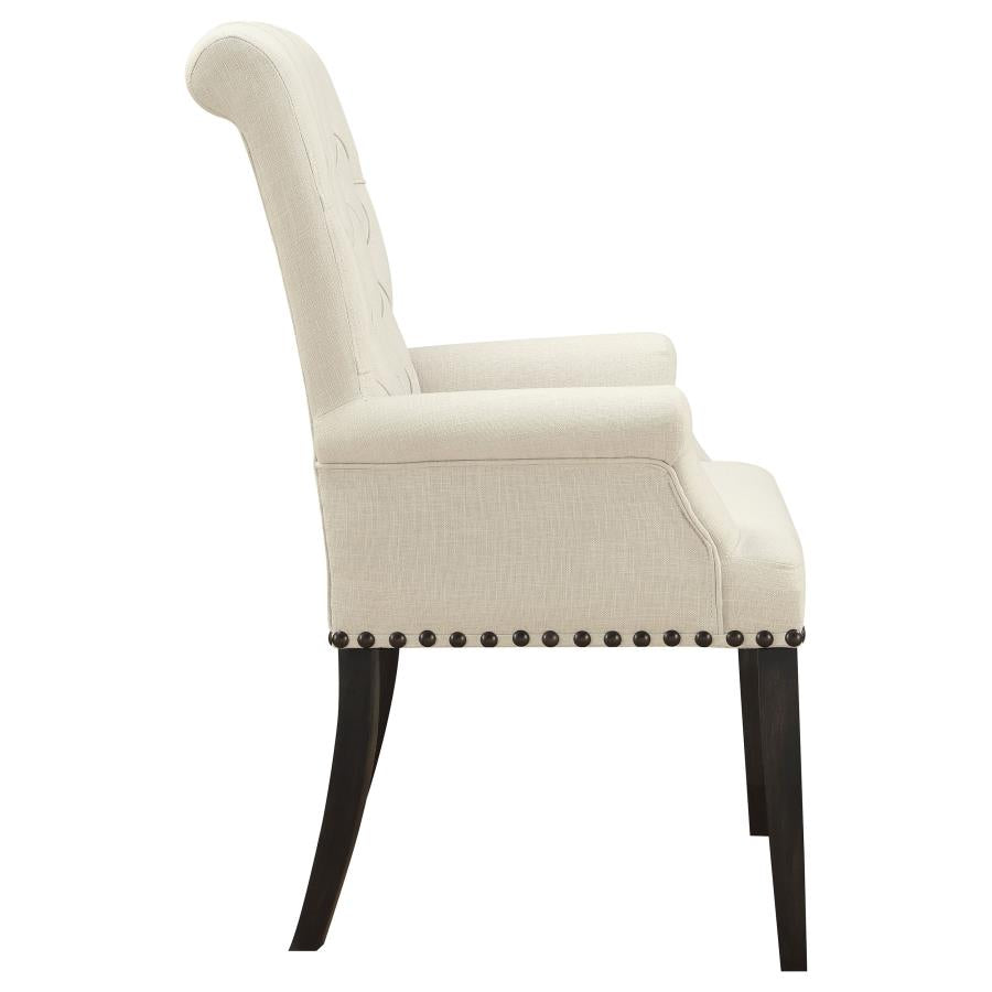 Alana Beige Arm Chair - MyWaynesHome #