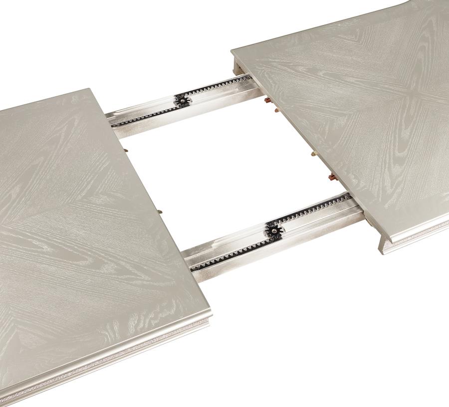 Evangeline Silver 7 Pc Dining Set - MyWaynesHome #