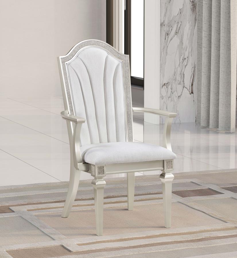Evangeline Ivory Arm Chair - MyWaynesHome #