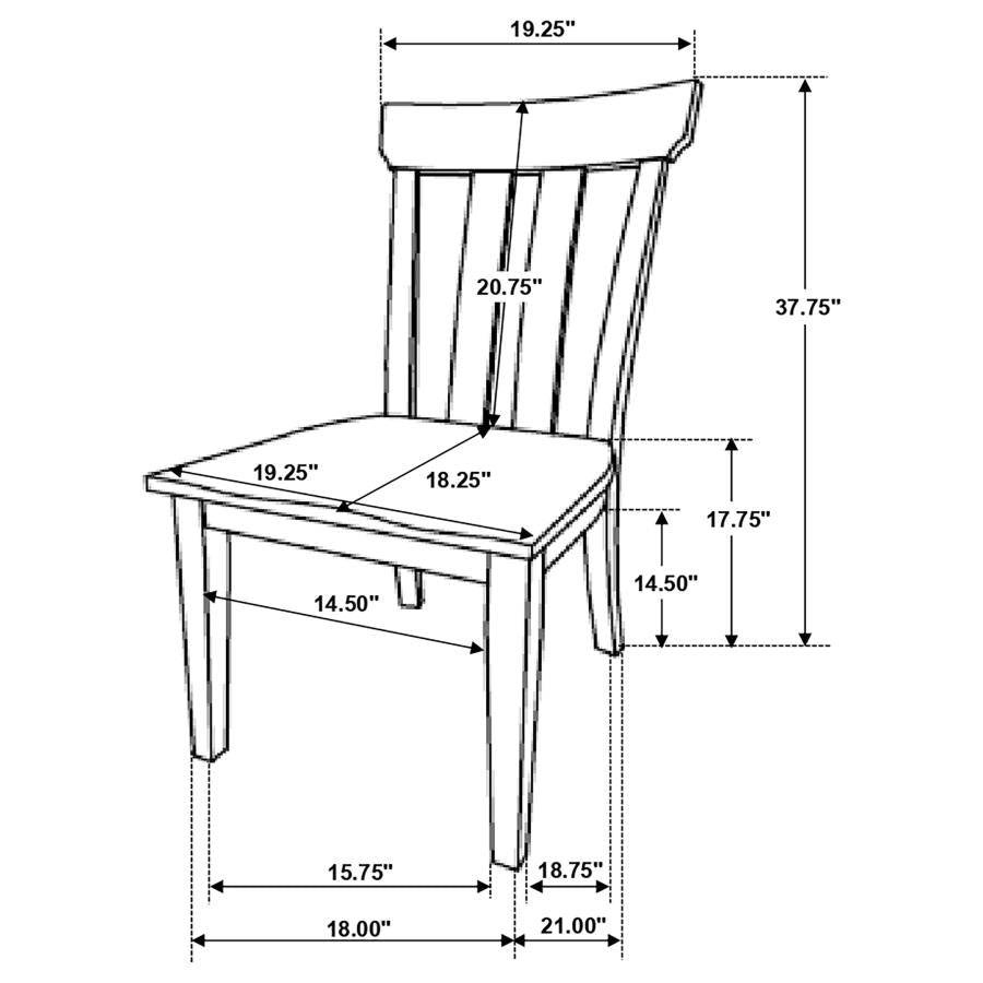 Reynolds Brown 5 Pc Dining Set - MyWaynesHome #