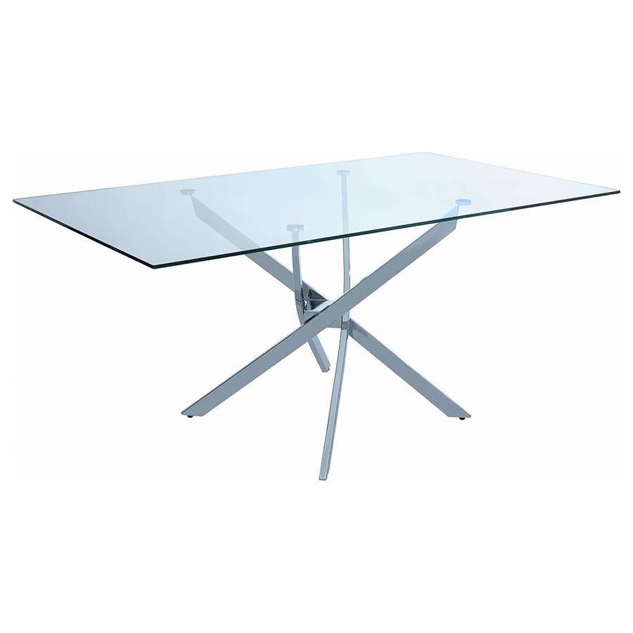 Carmelo Silver 5 Pc Dining Set - MyWaynesHome #
