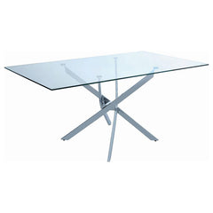Carmelo Silver 5 Pc Dining Set - MyWaynesHome #