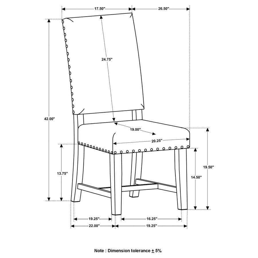 Twain Grey Side Chair - MyWaynesHome #