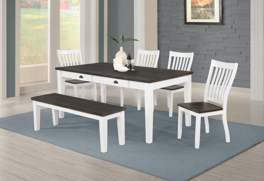 Kingman White Dining Table - MyWaynesHome #