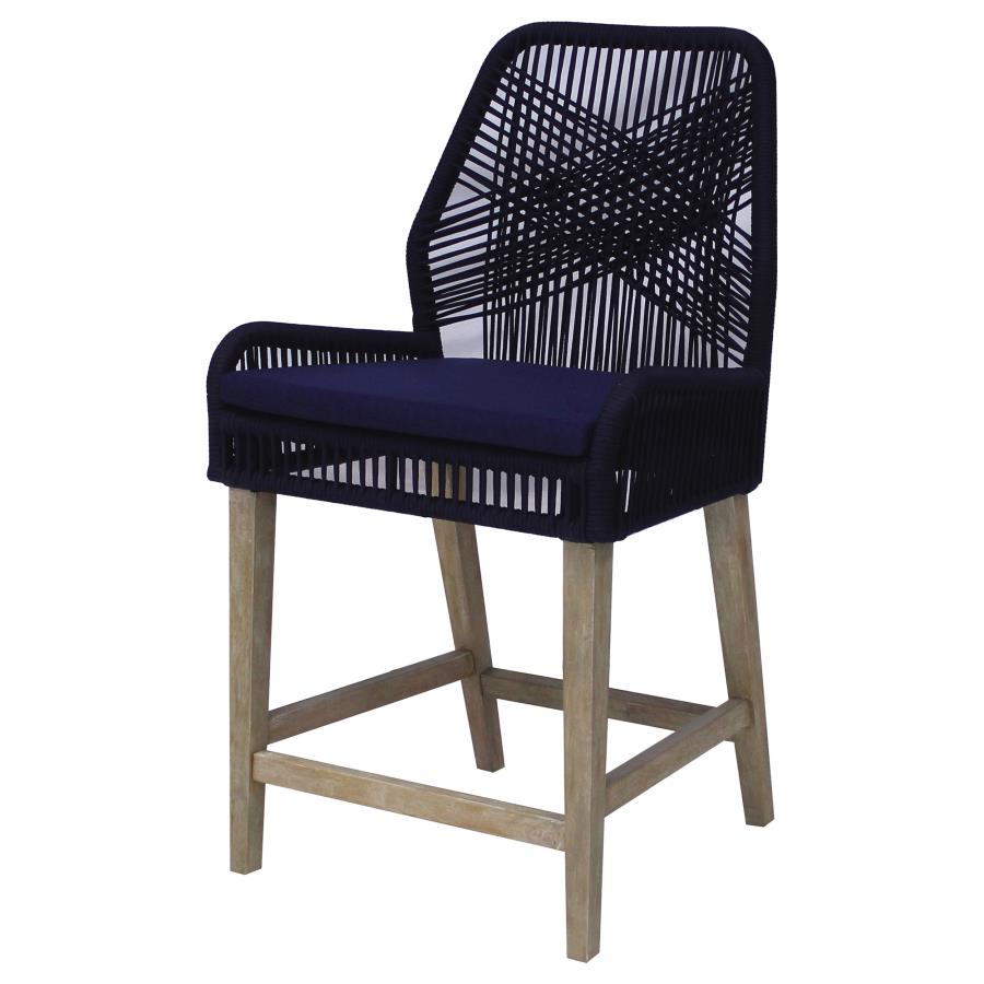 Nakia Blue Counter Stool - MyWaynesHome #