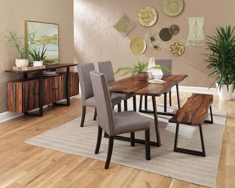 Ditman Brown Dining Table - MyWaynesHome #