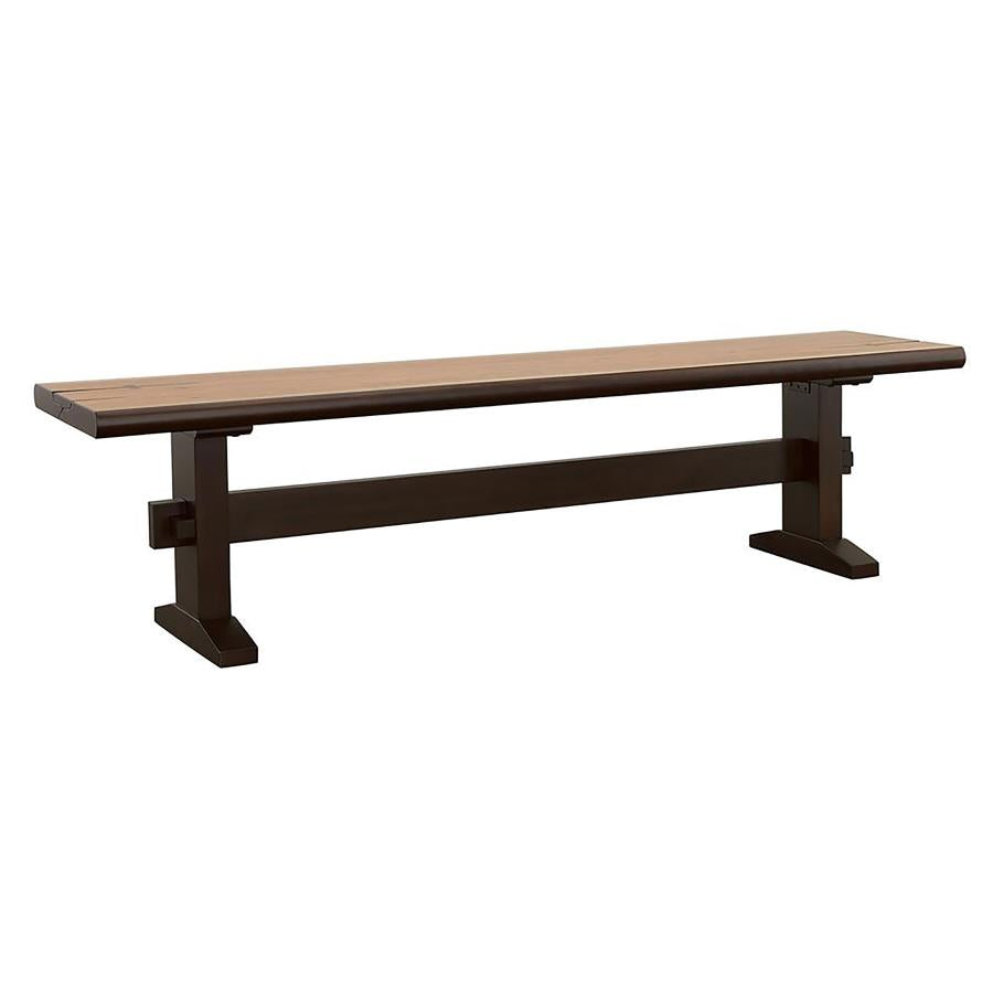 Bexley Brown Bench - MyWaynesHome #