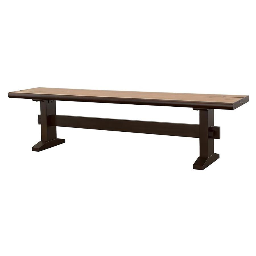 Bexley Brown Bench - MyWaynesHome #