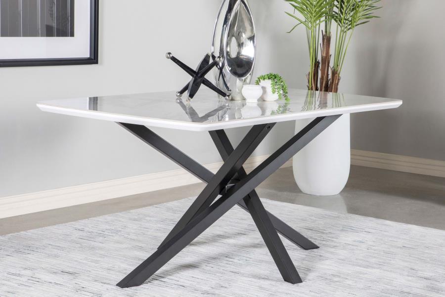 Paulita White Dining Table - MyWaynesHome #