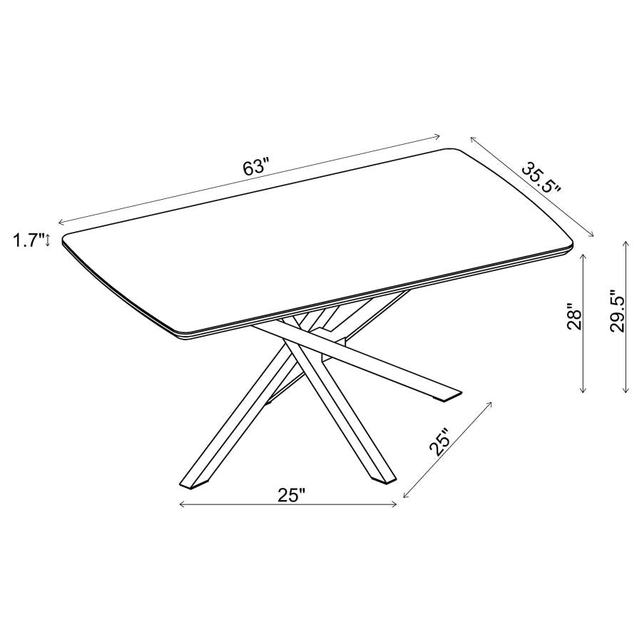 Paulita White Dining Table - MyWaynesHome #