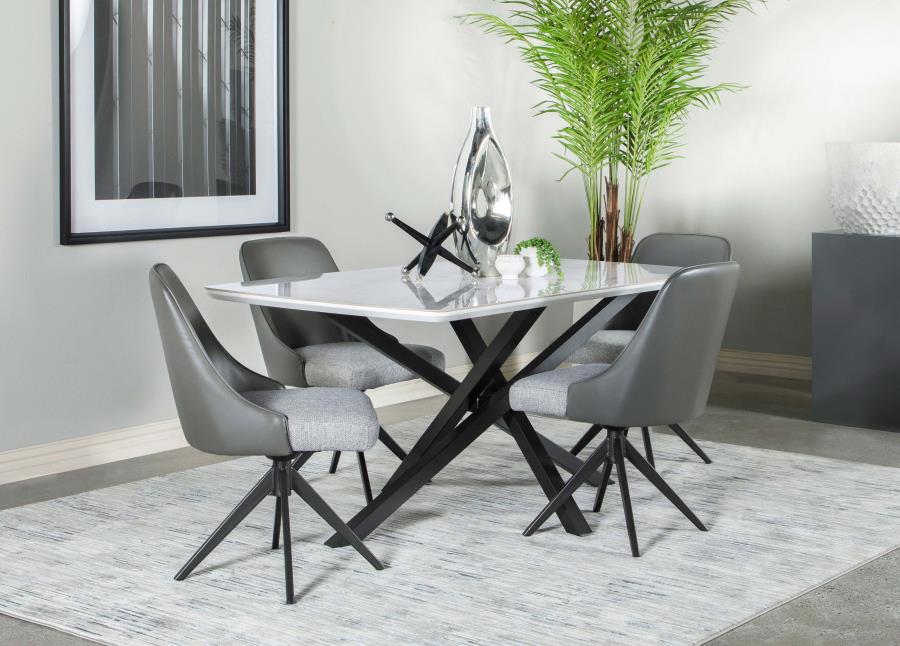 Paulita White Dining Table - MyWaynesHome #