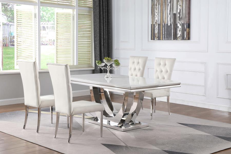 Kerwin White 5 Pc Dining Set - MyWaynesHome #