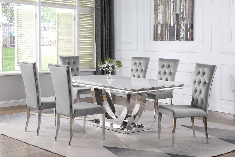 Kerwin Grey 7 Pc Dining Set - MyWaynesHome #