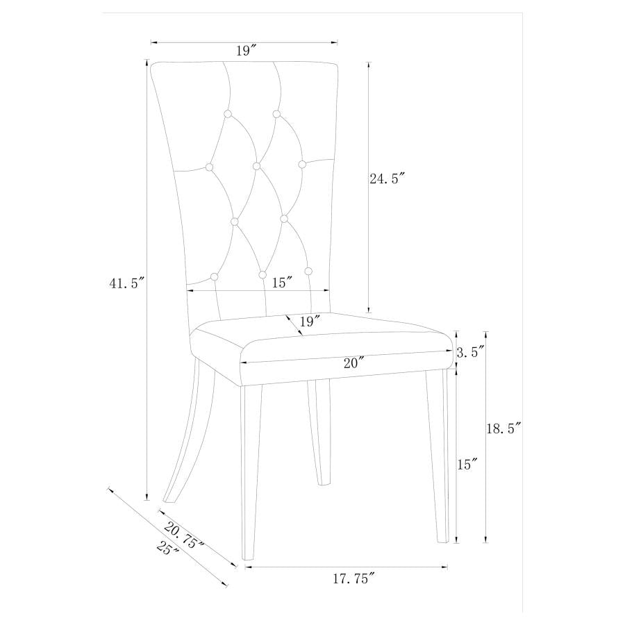 Kerwin White 7 Pc Dining Set - MyWaynesHome #