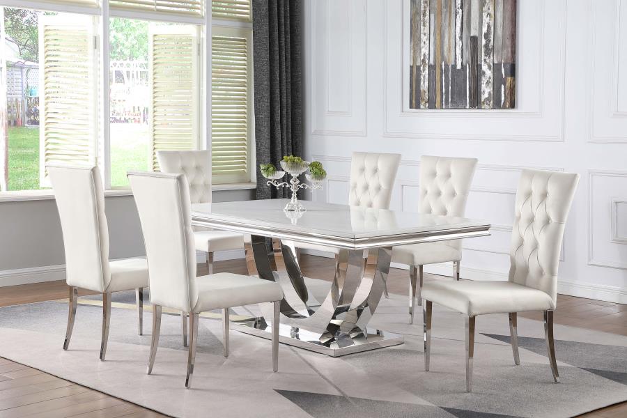 Kerwin White Dining Table - MyWaynesHome #
