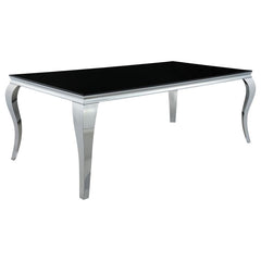 Carone Silver Dining Table - MyWaynesHome #