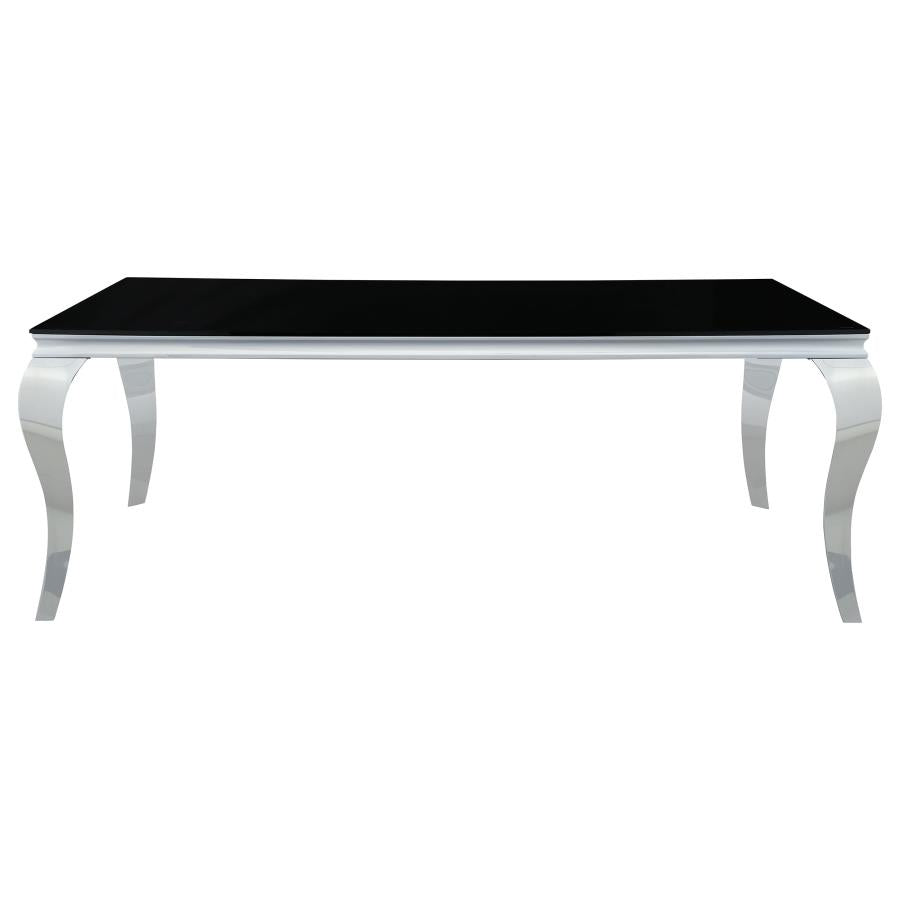 Carone Silver Dining Table - MyWaynesHome #