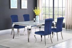Carone Blue 5 Pc Dining Set - MyWaynesHome #