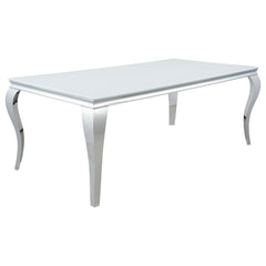 Carone Silver Dining Table - MyWaynesHome #