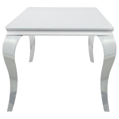 Carone Silver Dining Table - MyWaynesHome #